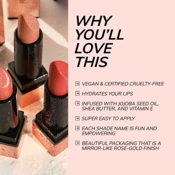 REALHER "NO FILTER" MOISTURIZING LIPSTICK - Picture 3 of 5